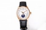 Swiss Quality Rolex Cellini Moonphase Replica Watch Rose Gold Case 39MM